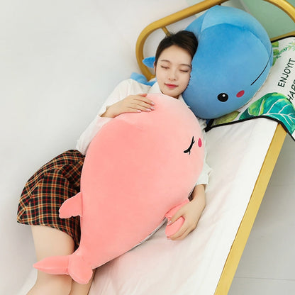 Fun Cute Blue Whale Plush Toy