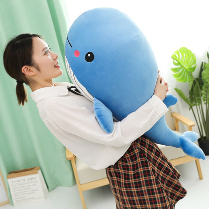 Adorable Large Soft Whale Stuffed Toy - Luxicro
