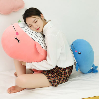 Fun Cute Blue Whale Plush Toy