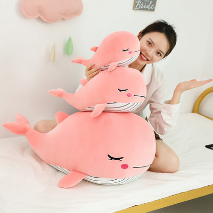 Adorable Large Soft Whale Stuffed Toy