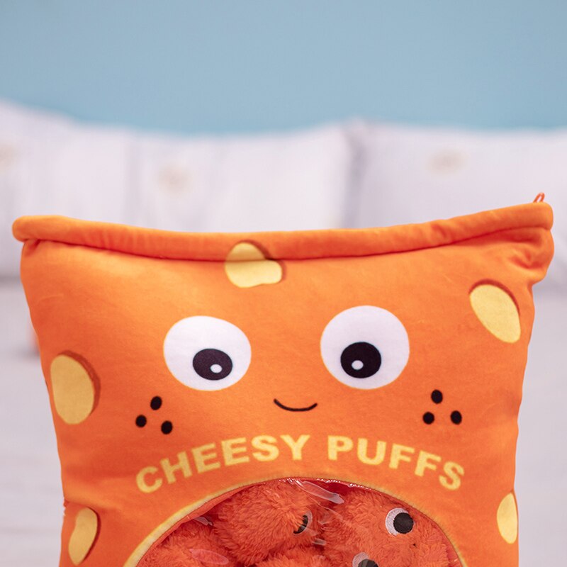 Delicious Cheese Flavor Puffed Snacks