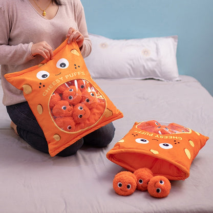 Delicious Cheese Flavor Puffed Snacks