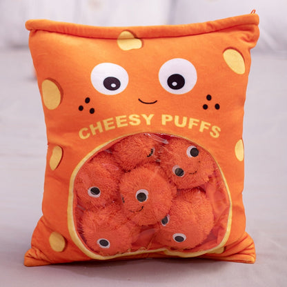 Delicious Cheese Flavor Puffed Snacks