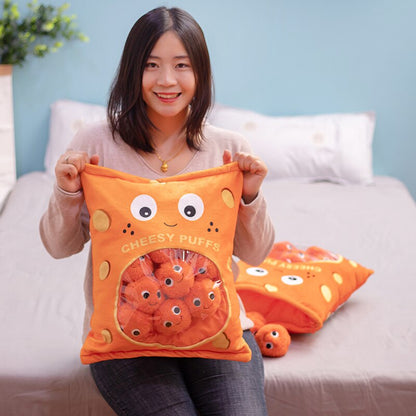 Delicious Cheese Flavor Puffed Snacks