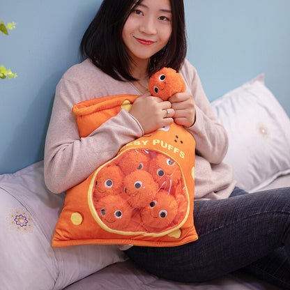 Delicious Cheese Flavor Puffed Snacks