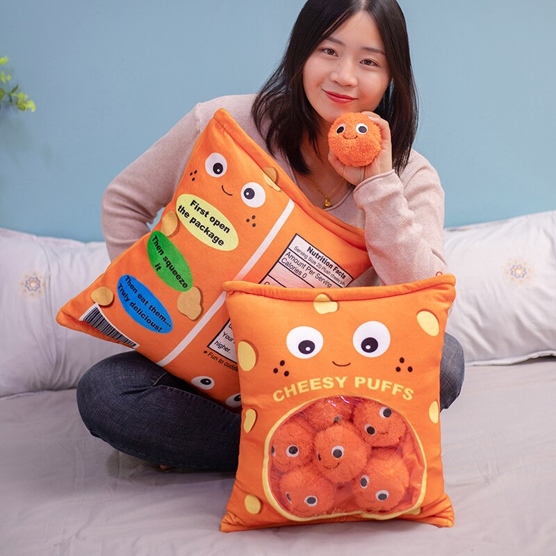 Delicious Cheese Flavor Puffed Snacks