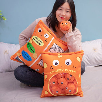 Delicious Cheese Flavor Puffed Snacks