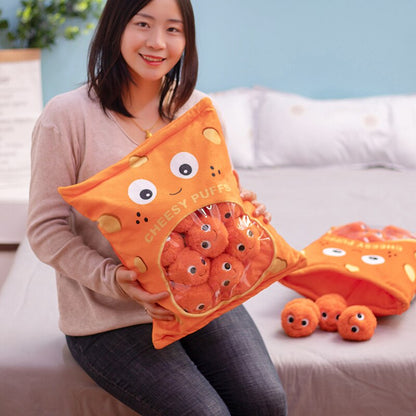 Delicious Cheese Flavor Puffed Snacks