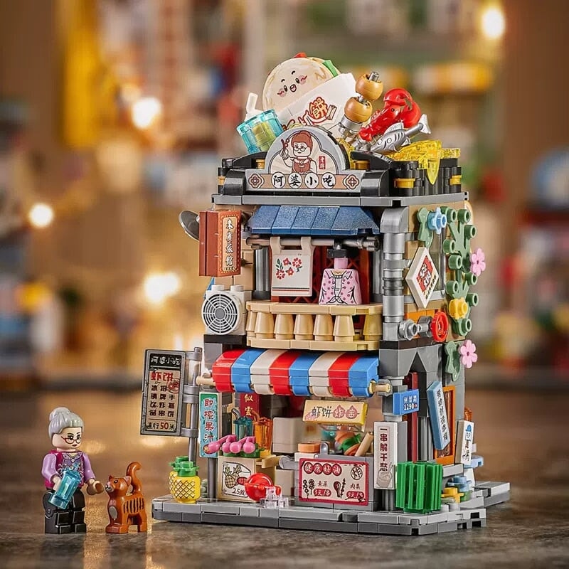 Colorful Mini City Building Blocks Set - Luxicro