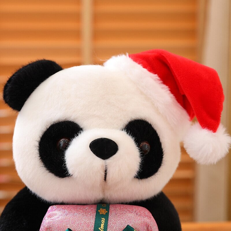 Cuddly Holiday Santa Bear Plush Toys