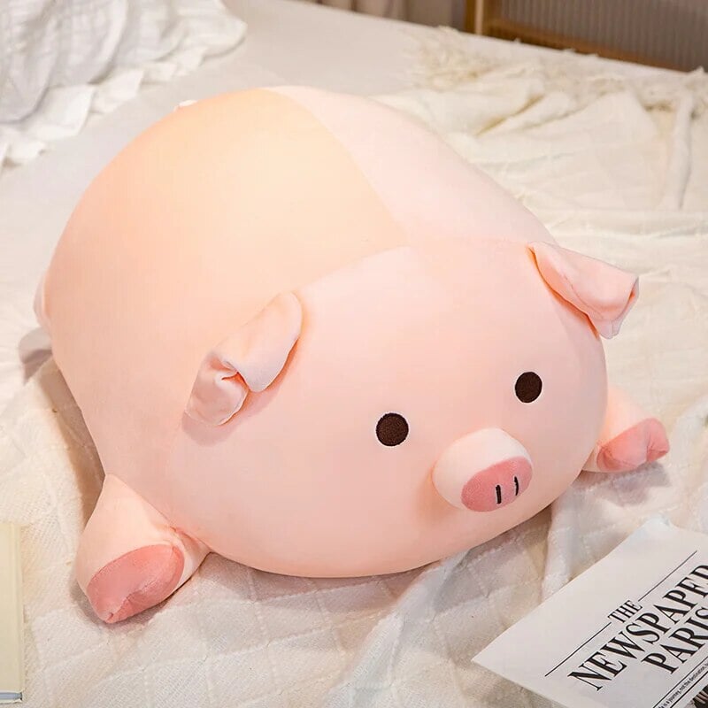 Pastel Pink Adorable Pig Stuffed Toy