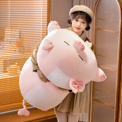 Pastel Pink Adorable Pig Stuffed Toy