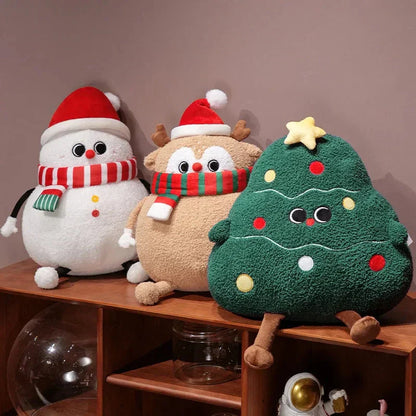 Cuddly Christmas Plush Toy Figures