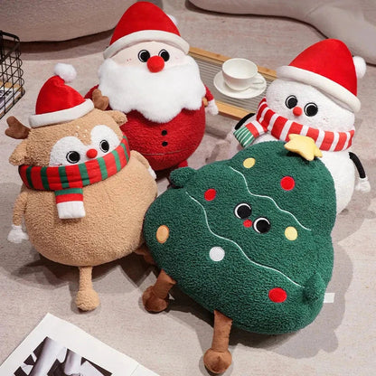 Cuddly Christmas Plush Toy Figures