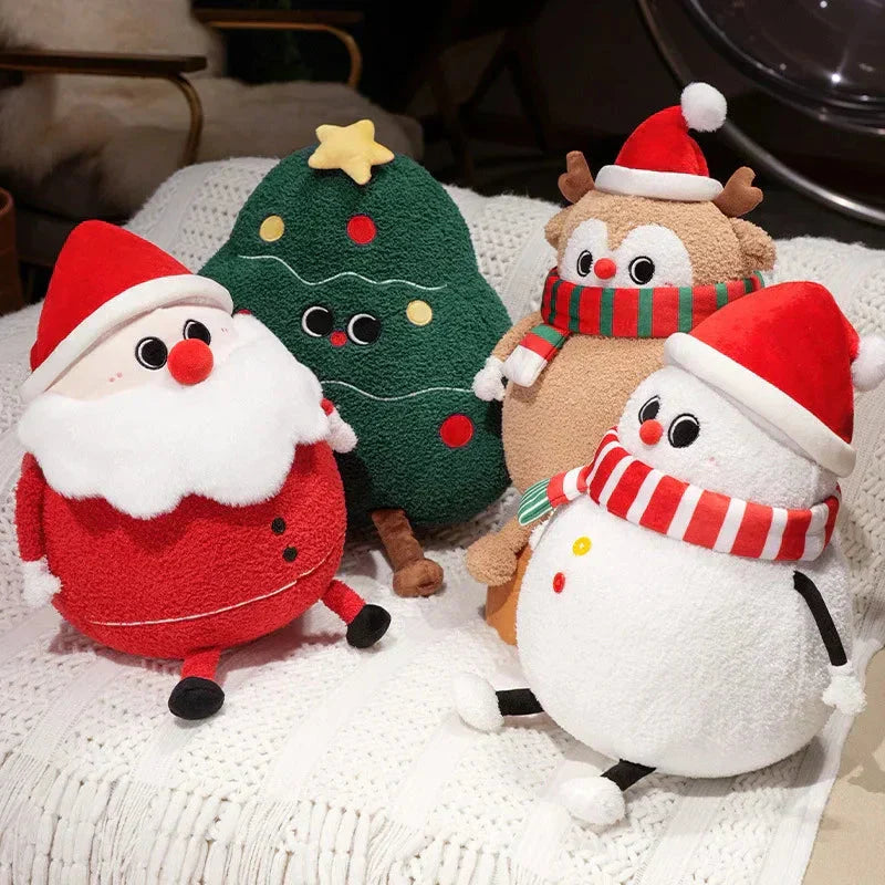 Cuddly Christmas Plush Toy Figures