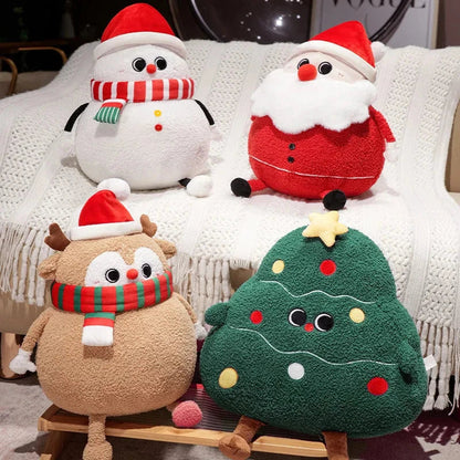 Cuddly Christmas Plush Toy Figures