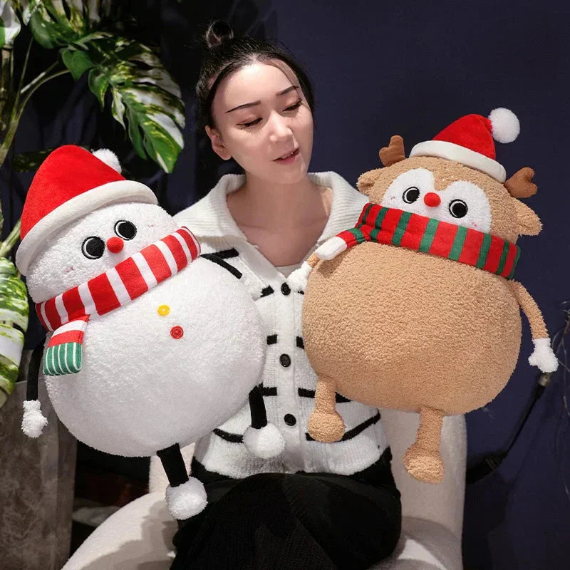 Cuddly Christmas Plush Toy Figures