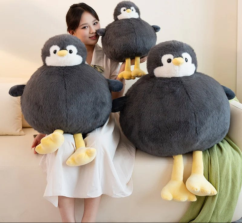 Cute Round Plush Penguin Toy