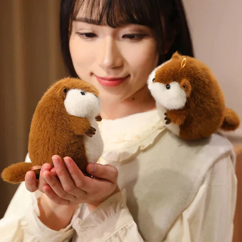 Adorable Large Plush Groundhog Toy