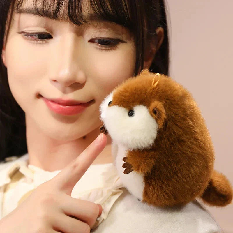 Adorable Large Plush Groundhog Toy