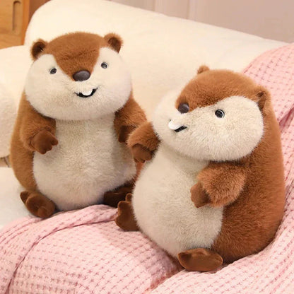 Adorable Large Plush Groundhog Toy - Luxicro