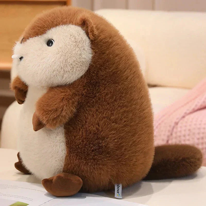 Adorable Large Plush Groundhog Toy