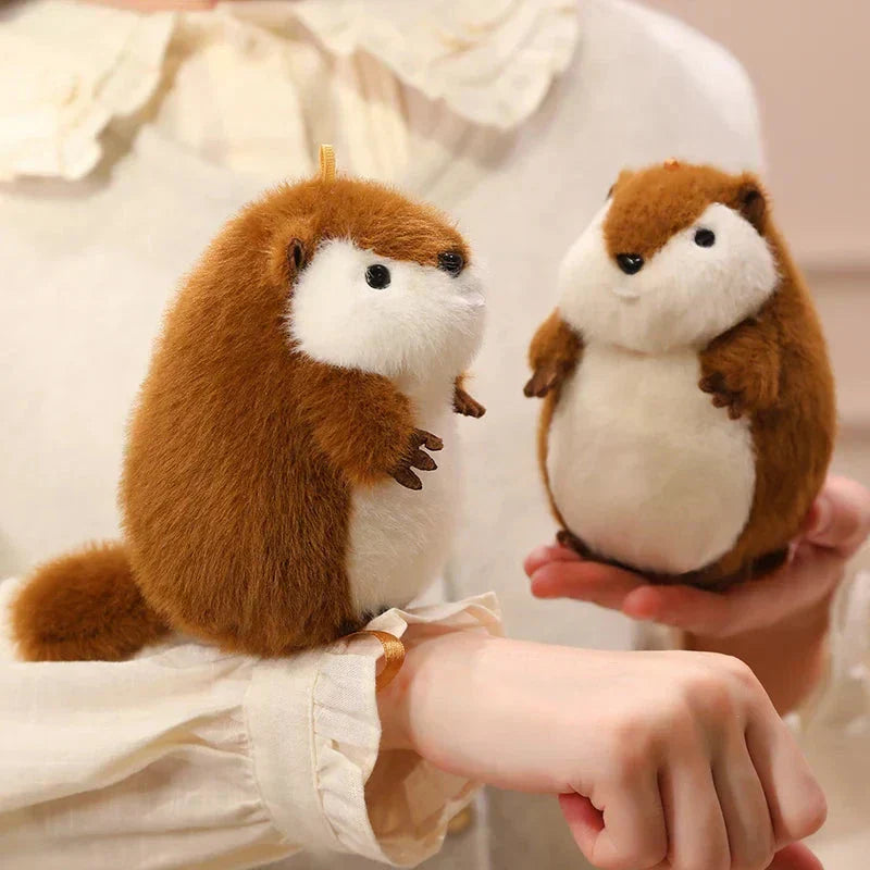 Adorable Large Plush Groundhog Toy