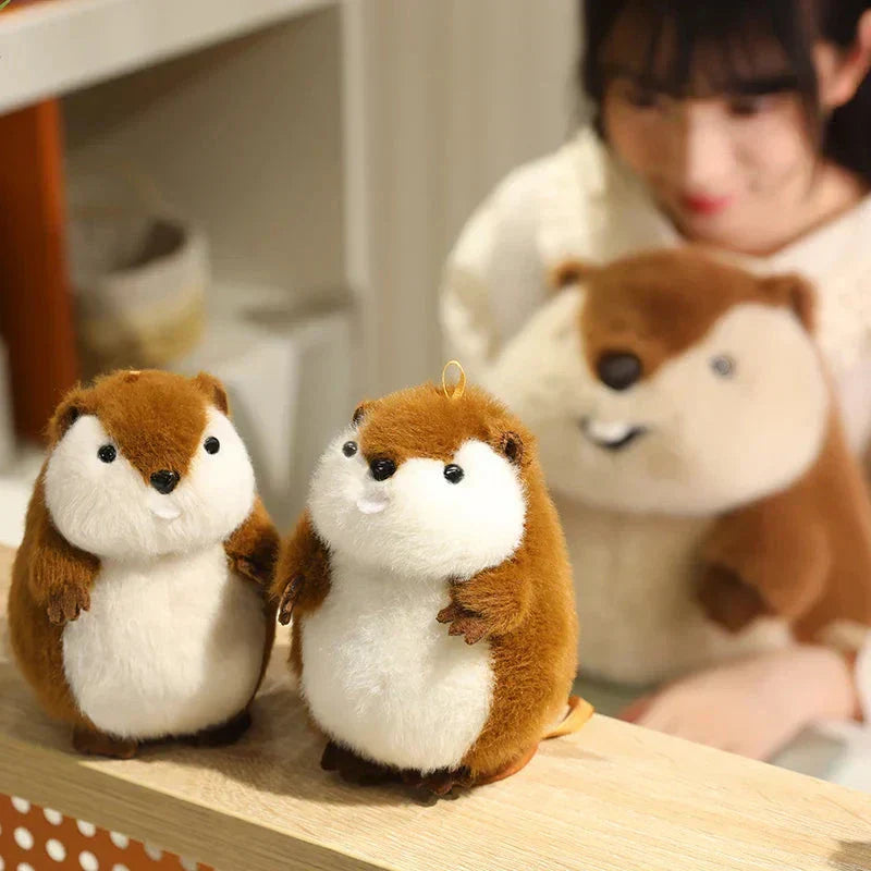 Adorable Large Plush Groundhog Toy