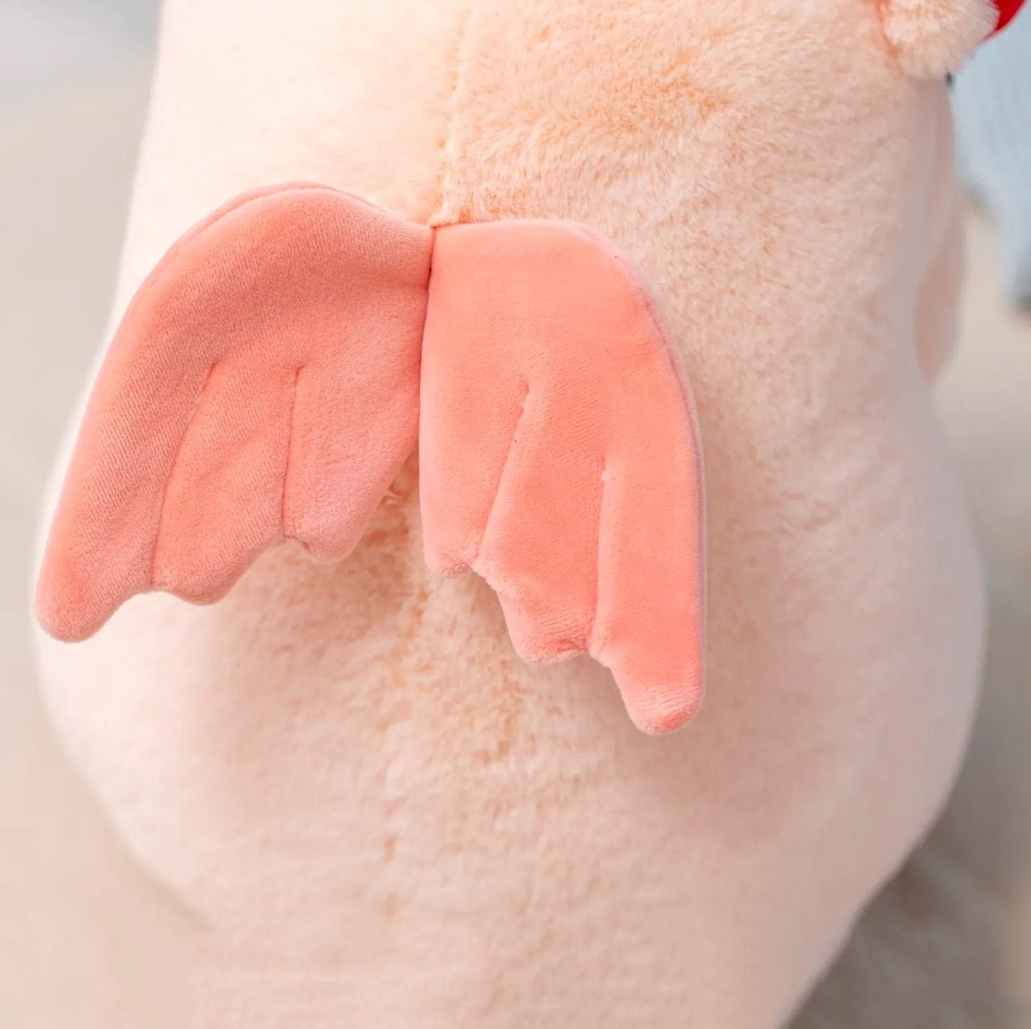 Cute Big Love Heart Pig Plush Toy