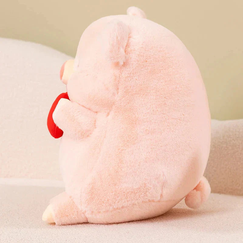Cute Big Love Heart Pig Plush Toy