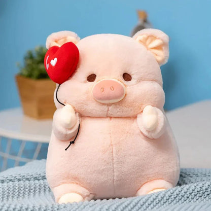 Cute Big Love Heart Pig Plush Toy