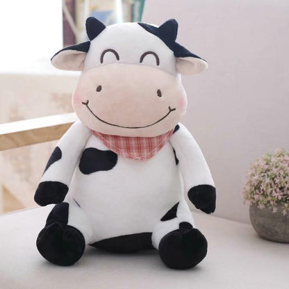 Adorable Soft Cow Stuffed Toy - Luxicro