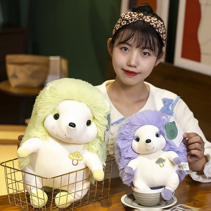 Vibrant Cute Hedgehog Plush Toy Figures