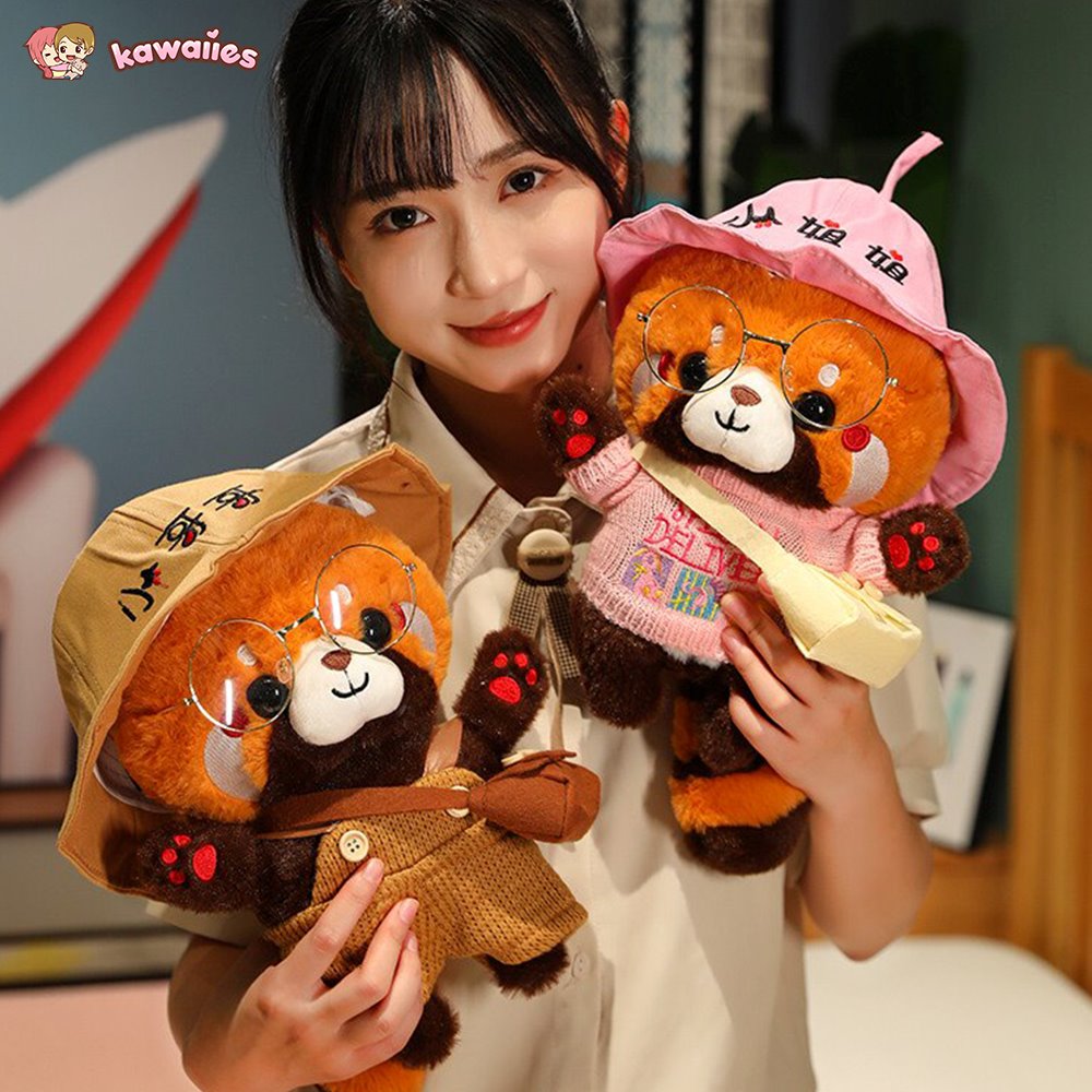 Adorable Plush Red Panda Teddy Bear