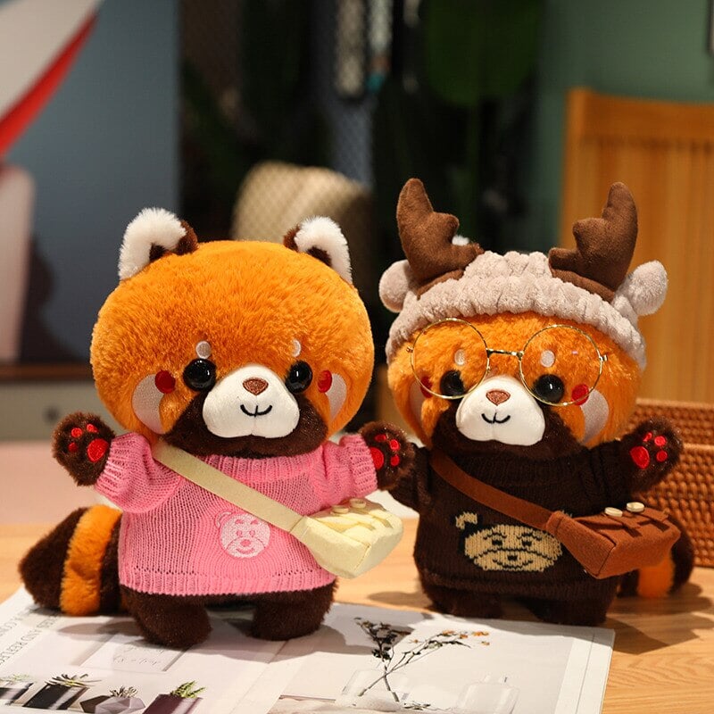 Adorable Plush Red Panda Teddy Bear