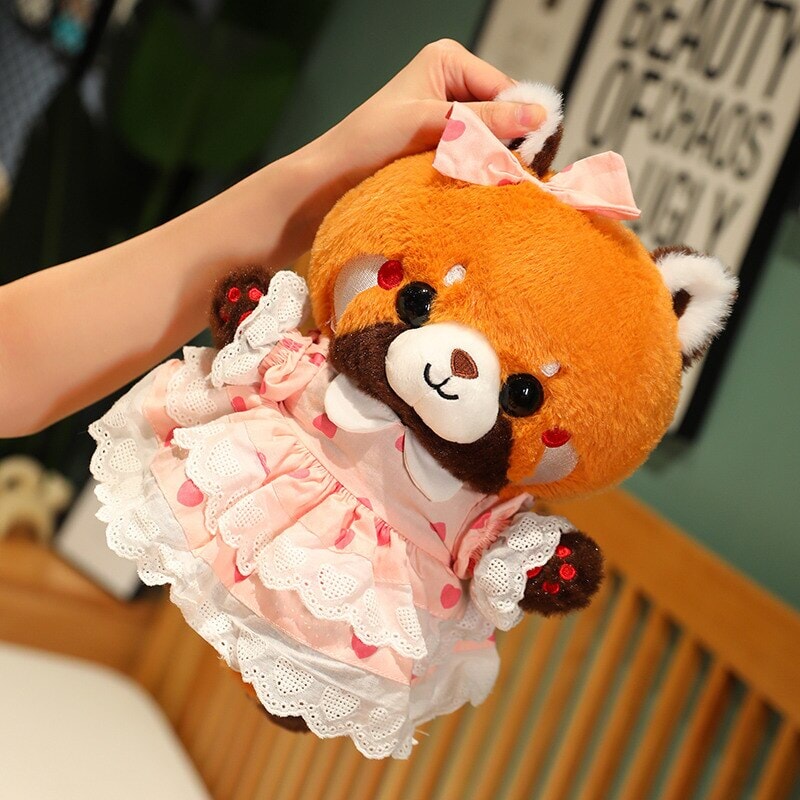 Adorable Plush Red Panda Teddy Bear
