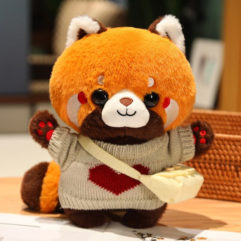 Adorable Plush Red Panda Soft Toy