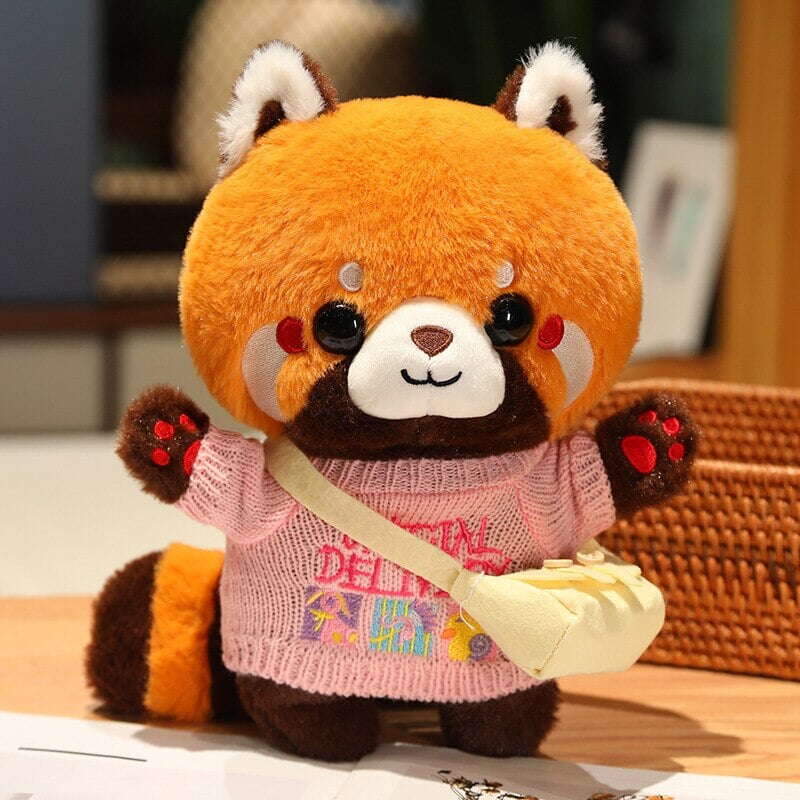 Adorable Plush Red Panda Teddy Bear