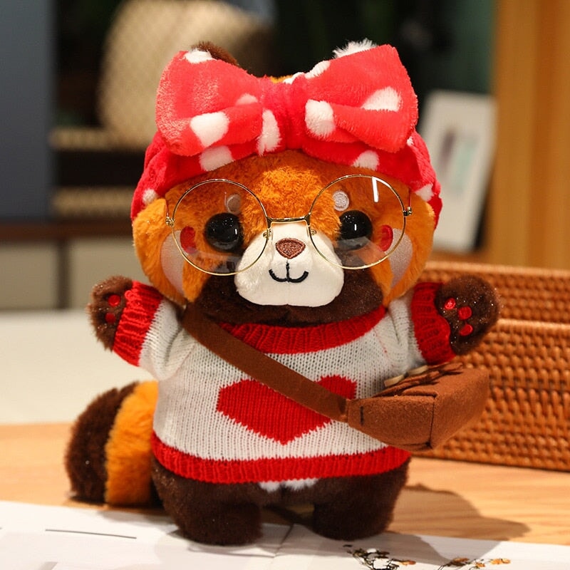 Adorable Plush Red Panda Teddy Bear