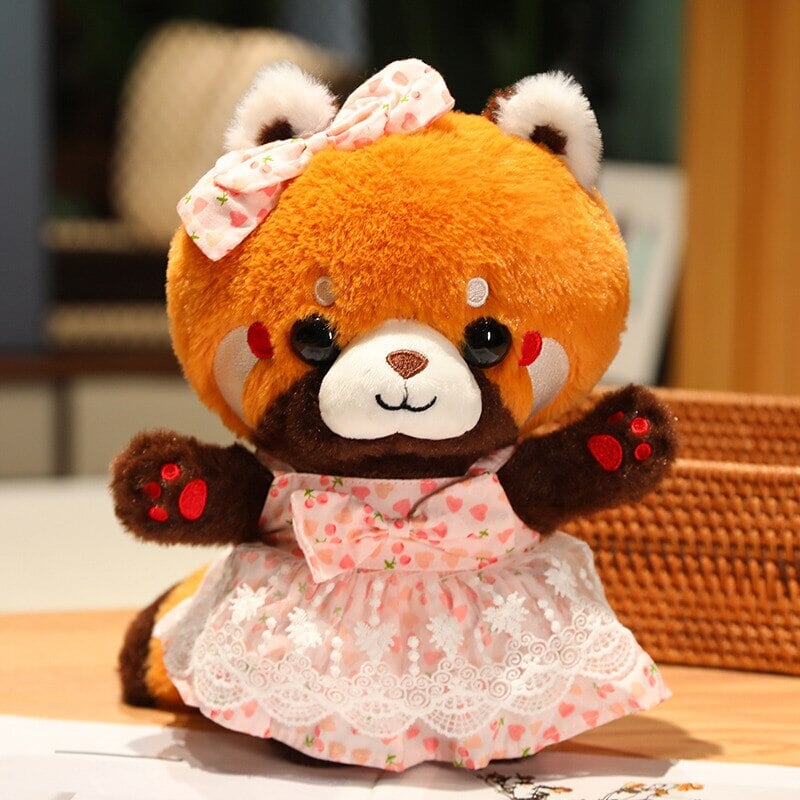 Adorable Plush Red Panda Soft Toy