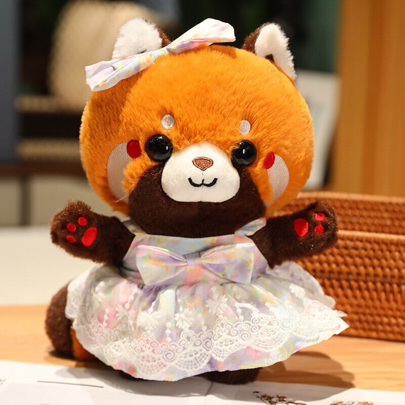 Adorable Plush Red Panda Soft Toy