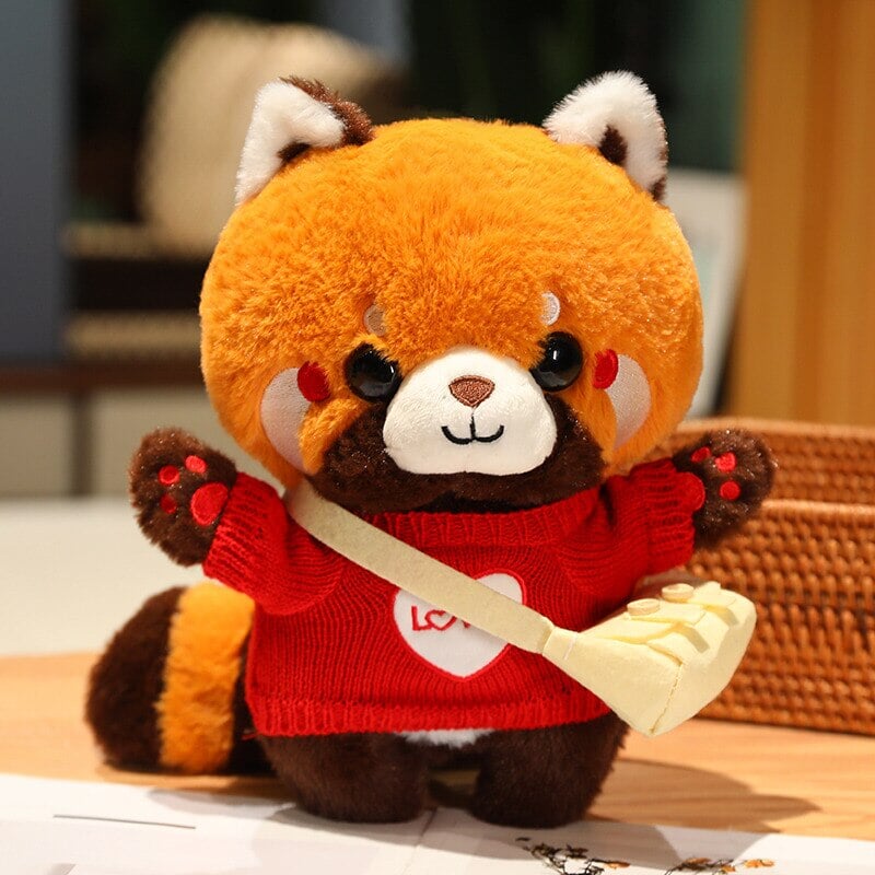 Adorable Plush Red Panda Soft Toy
