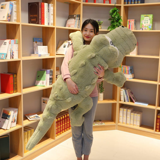 Big Soft Crocodile Stuffed Toy - Luxicro