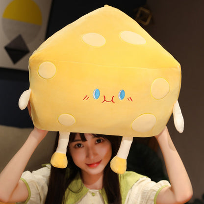 Adorable Cheese Plush Toy