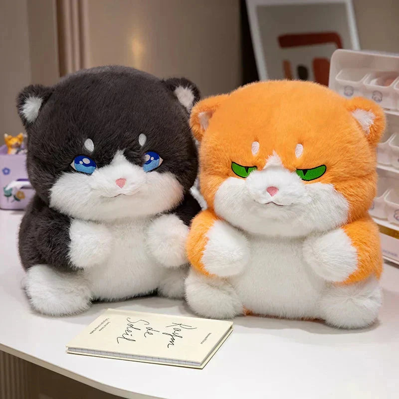 Cute Plush Grey Kitty Toys
