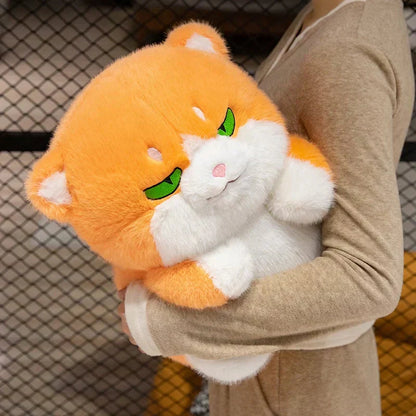 Cute Plush Grey Kitty Toys