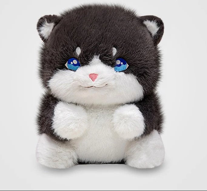 Cute Plush Grey Kitty Toys