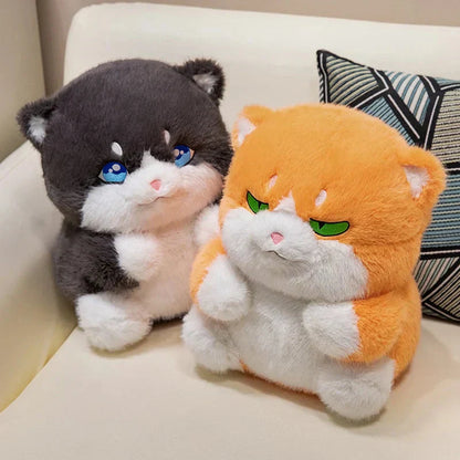 Cute Plush Grey Kitty Toys