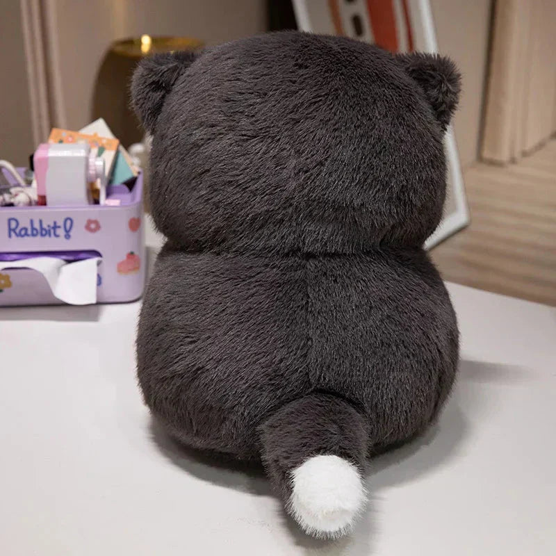 Cute Plush Grey Kitty Toys