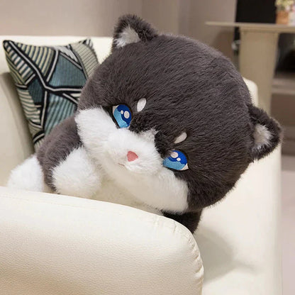 Cute Plush Grey Kitty Toys